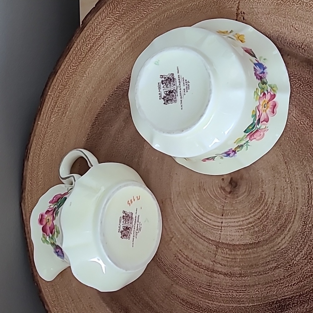 Vintage *RARE* Royal Worcester and Paragon espresso set EUC - Picture 10 of 13